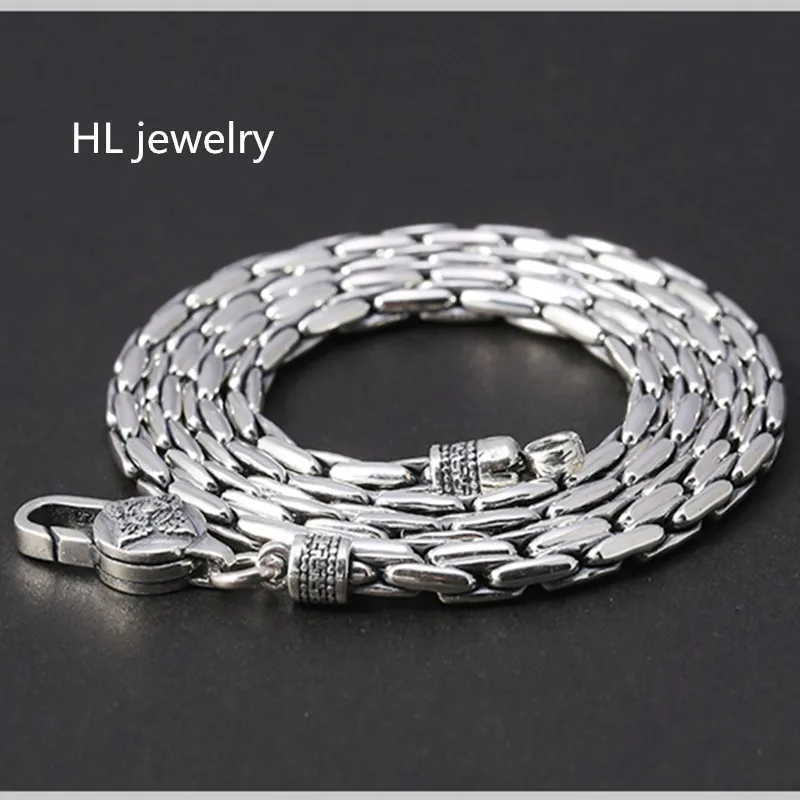 Мужской и Женский чокер из серебра 100% пробы с цепочкой 3 мм|Ожерелья| |