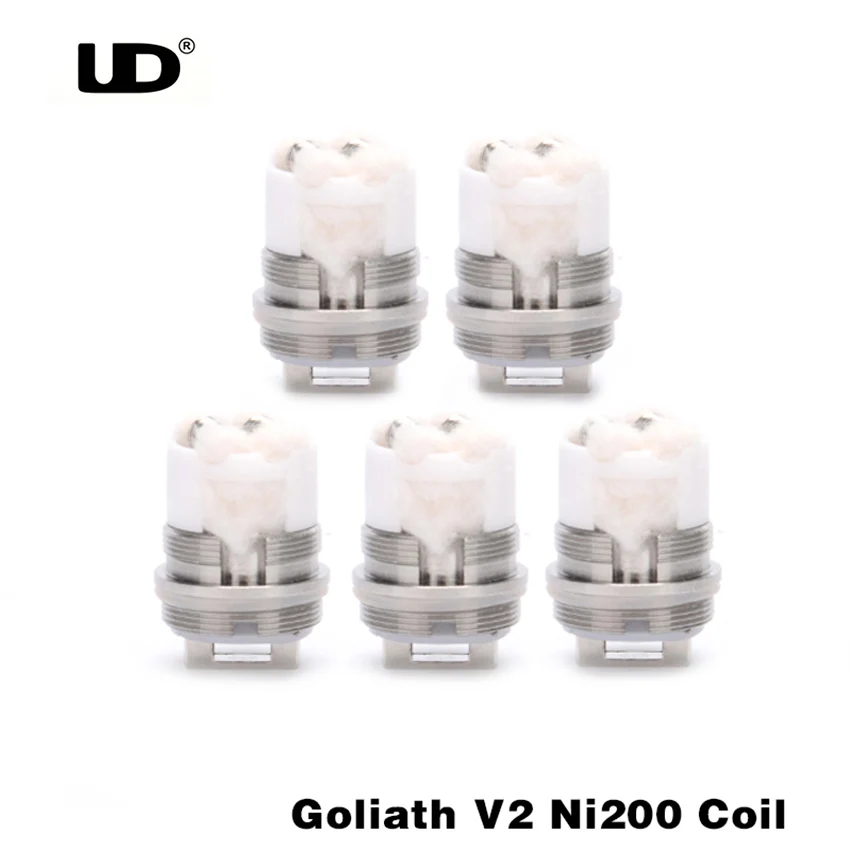 Распродажа на прошлой неделе! Оригинальный UD goliath V2 катушкой 0 2 Ом/V2 Ni200 0.15ohm