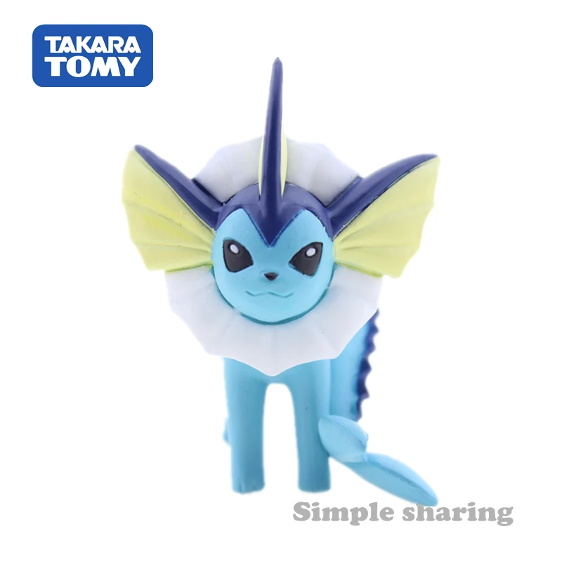 Takara Tomy Tomica Moncolle игровых ЕХ-модель воды Вапореон аниме Рисунок Детские литые
