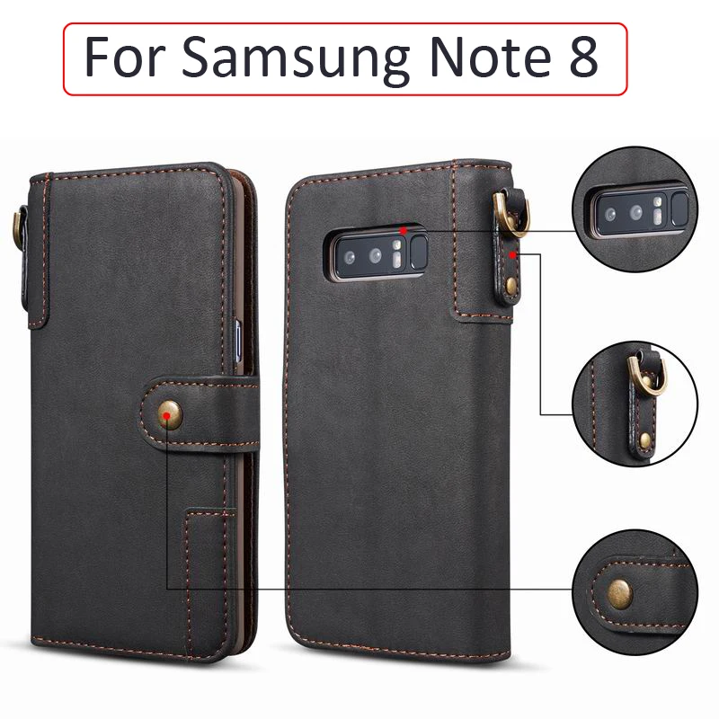 Кожаный чехол-книжка чехол для samsung Galaxy Note 10 Pro 9 8 S10 5G E S9 S8 плюс S7 S6 край A20 A20E A30 A40 A50 A70 обложка книги S 8; большие размеры 9, 10