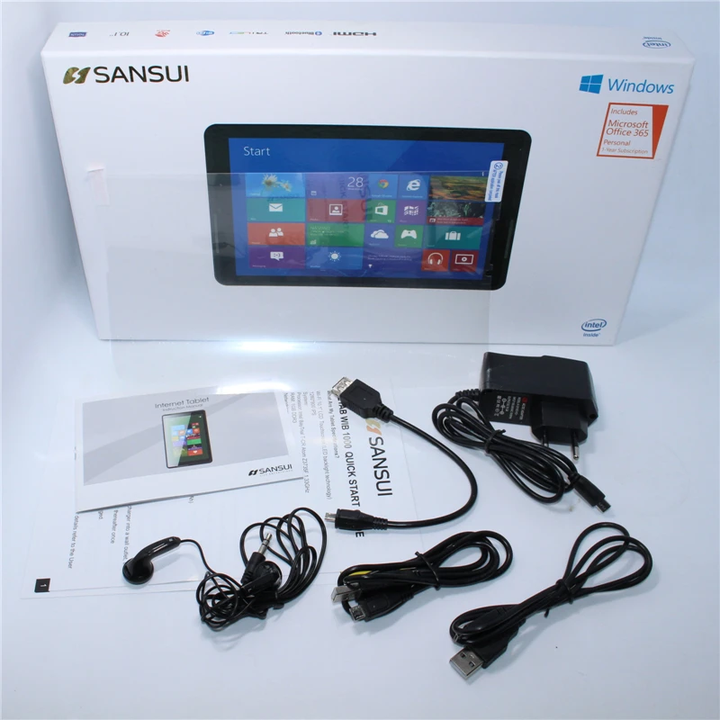 Ультра тонкий Windows 8 1 планшетный ПК 10 ''ips экран четырехъядерный 1280*800 1G/16G +