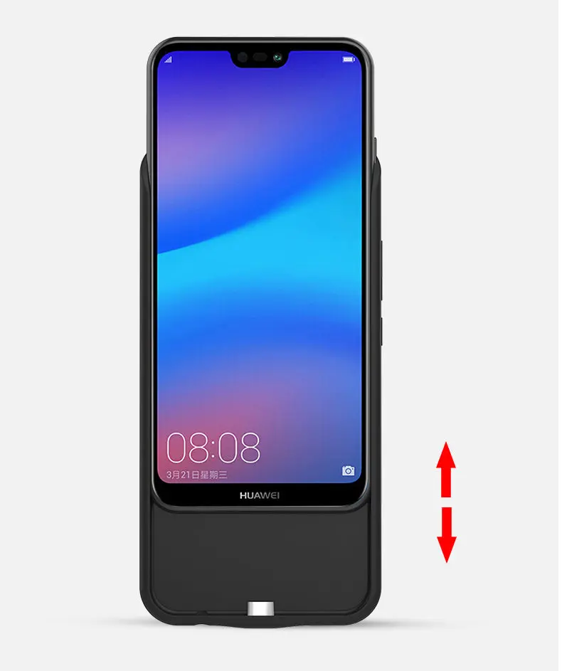 Для Huawei Nova 3e чехол для зарядного устройства внешний портативный аккумулятор