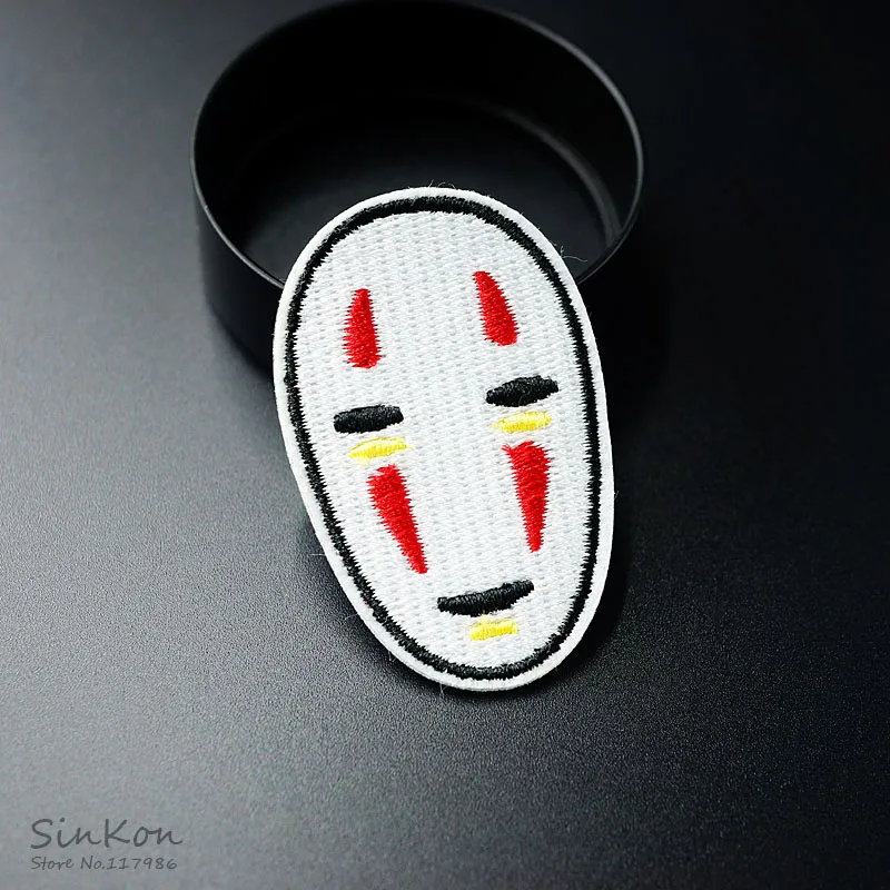 No Face Man размер: 3,3x5,2 см Железный патч вышитая аппликация швейная одежда наклейки одежда аксессуары значки