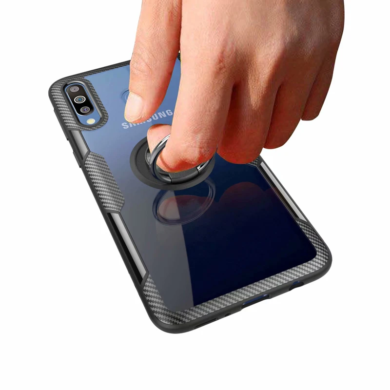 Роскошный чехол для телефона A70 для samsung Galaxy A50, прозрачный защитный чехол для samsung A10 A20 A30 A40 A40s A60