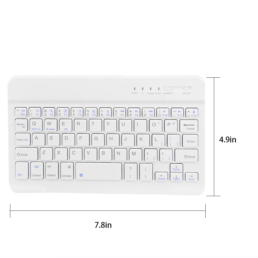 CHUYI для Ipad клавиатура Беспроводная Bluetooth клавиатура мини Ультра Тонкая Мультимедиа Teclado для Ipad IOS Android планшет смартфон