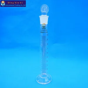 100 мл стеклянный мерный цилиндр со стеклянной крышкой, мерный цилиндр с крышкой, лабораторный мерный цилиндр