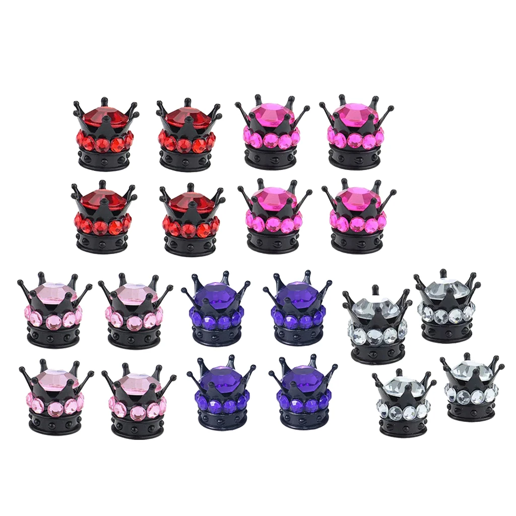 4 Упак. Колпачок для штока клапана s блестящая хромированная крышка воздушного
