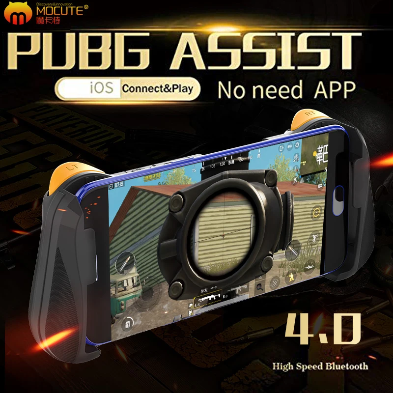 MOCUTE 057 беспроводной Bluetooth контроллер для Android Мобильные триггеры джойстик PUBG ios