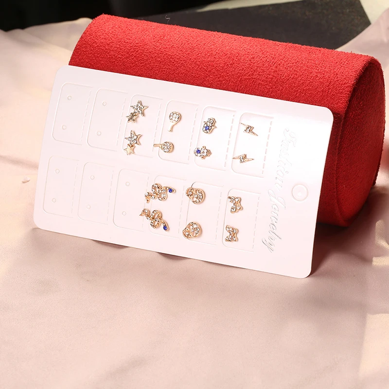 14 шт./компл. Boho инкрустированный кристаллами с аппликацией в виде Золотой Звезды