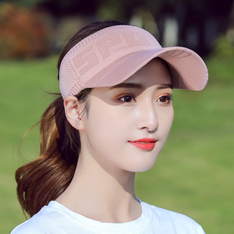 Женская Повседневная Кепка от солнца пляжная кепка с открытым верхом и козырьком