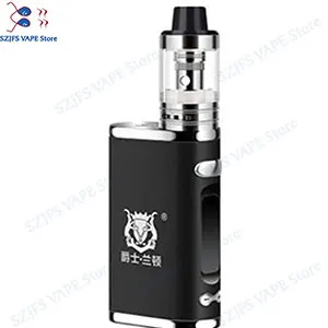 TXW 80w электронная сигарета vape box 2200mAh Встроенный аккумулятор с светодиодный огромный вапоризатор испаритель 2,5 мл электронная сигарета Vape - Цвет: Фиолетовый