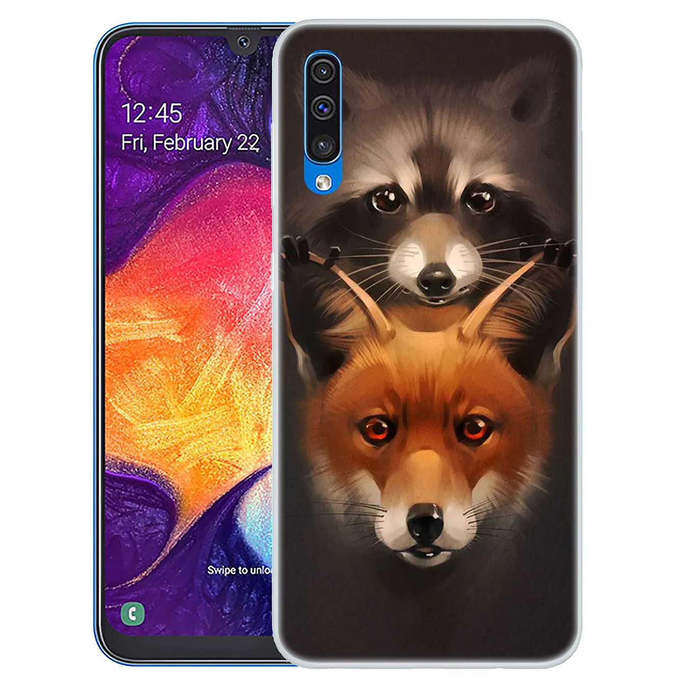 Модный Твердый чехол для телефона Lavaza с принтом енота Samsung Galaxy A20E M40 M30 M20 M10 A10 A20 A30