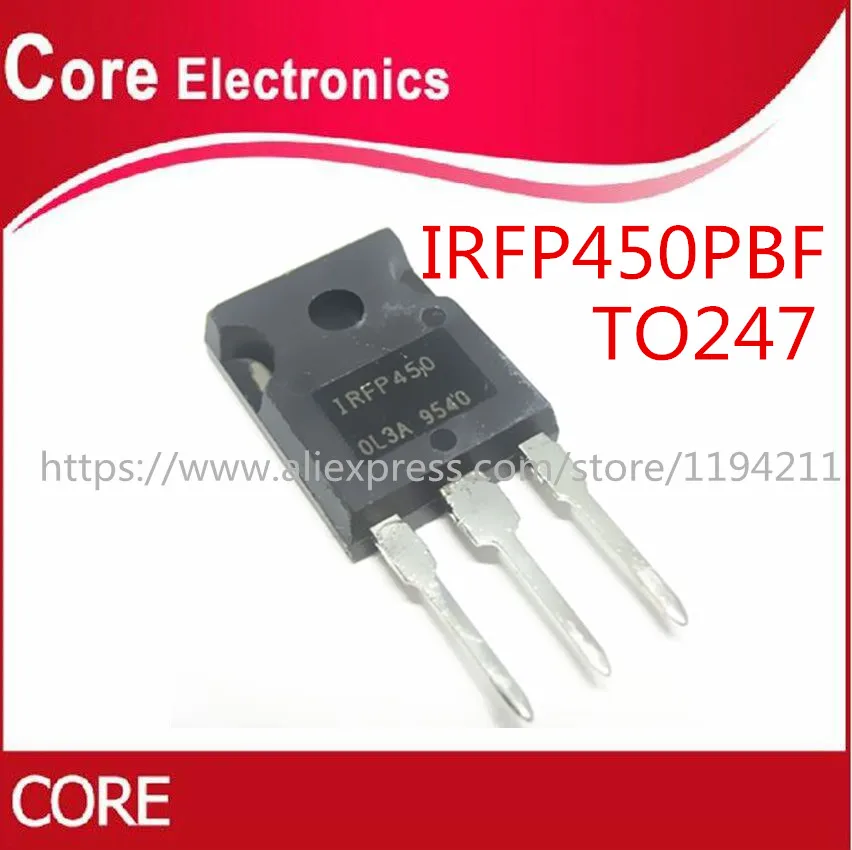5 шт. IRFP450PBF TO247 IRFP450 TO3P новый оригинальный|Интегральные схемы| |
