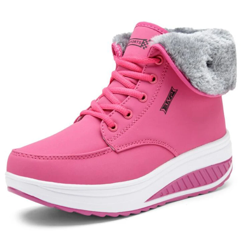 SAILING LU/женские Теплые ботильоны зимние модные ботинки на искусственном меху