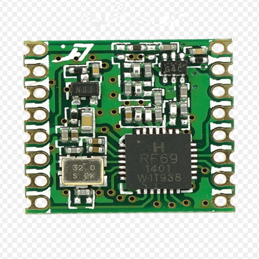 Быстрая бесплатная доставка 50 шт. для RFM69HCW RFM69HC 433 МГц 915 868 модуль|Датчики| |