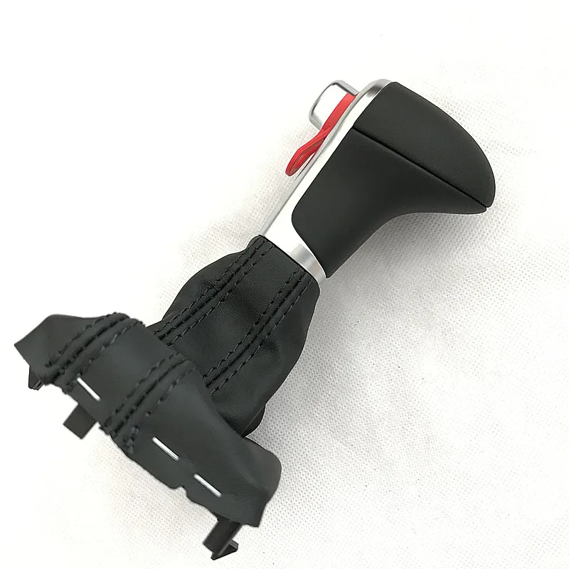 Ручка переключения передач Gaitor Boot Cover черная кожа для Audi A4 A5 Q5 A6 автомобильные аксессуары Описание: Эта ручка переключения передач gaitor