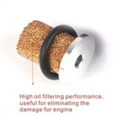 Большой длинный топливный фильтр для самолет с газовым двигателем (d1.7xd4.3xd13xl50 мм)