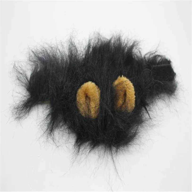 Милый костюм кошки Косплей льва парик шляпа для кошек Хэллоуин Рождество зимняя