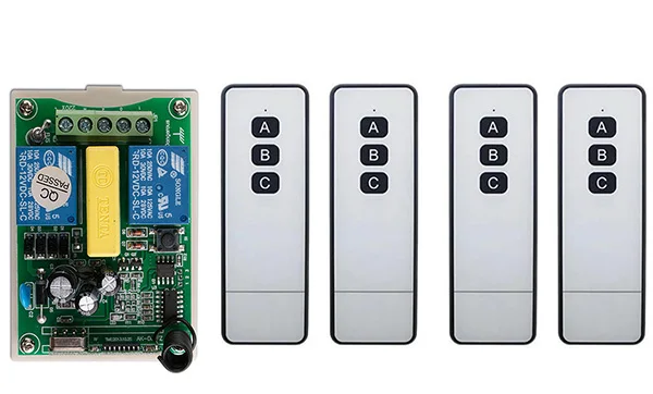 Беспроводной Радиочастотный пульт дистанционного управления 1000 В переменного