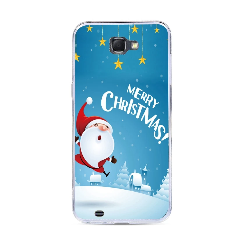 Painted Case For Samsung Galaxy Note 2 II N7100 Cover N7105 Note2 NoteII 7100 Phone Bags Merry Christmas Cases |