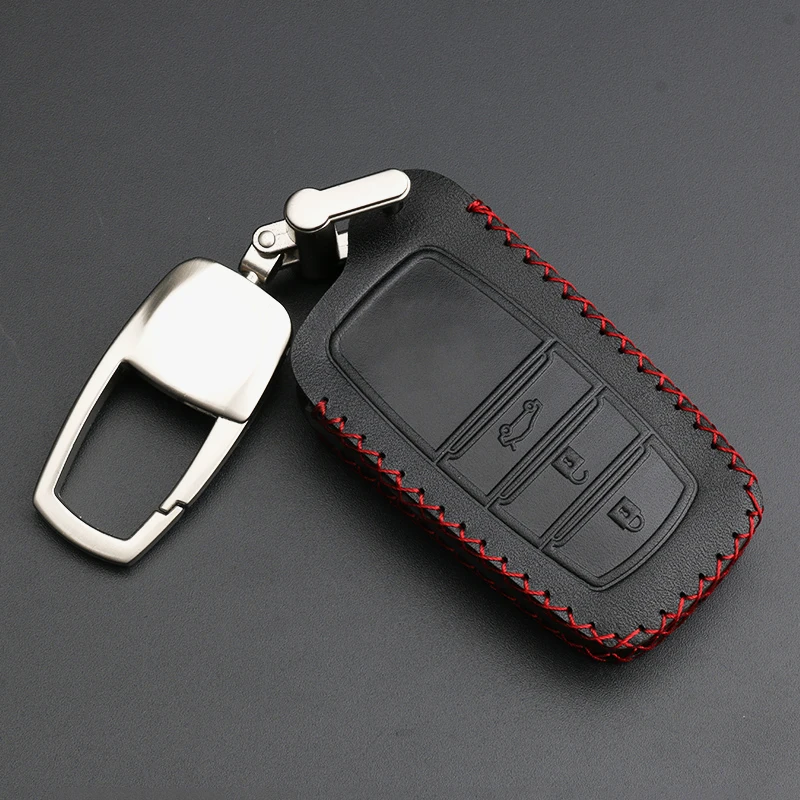 Новинка 2017 года Стильный автомобильный чехол для ключей держатель кожаный +
