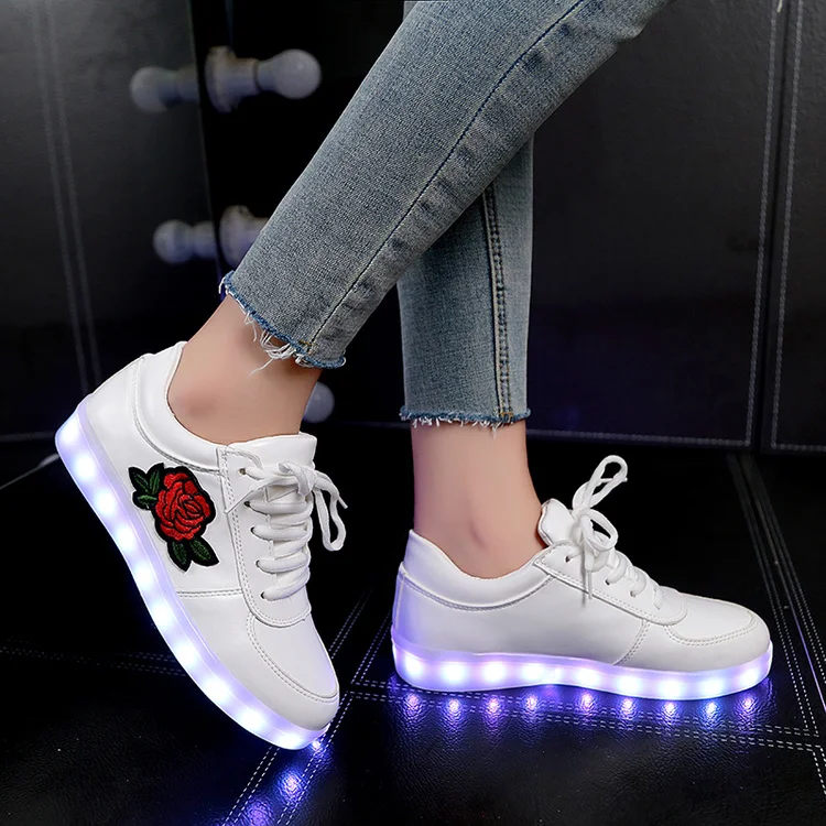 RayZing EUR30 44 корзина Обувь со светодиодной подсветкой Повседневное любителей Femme