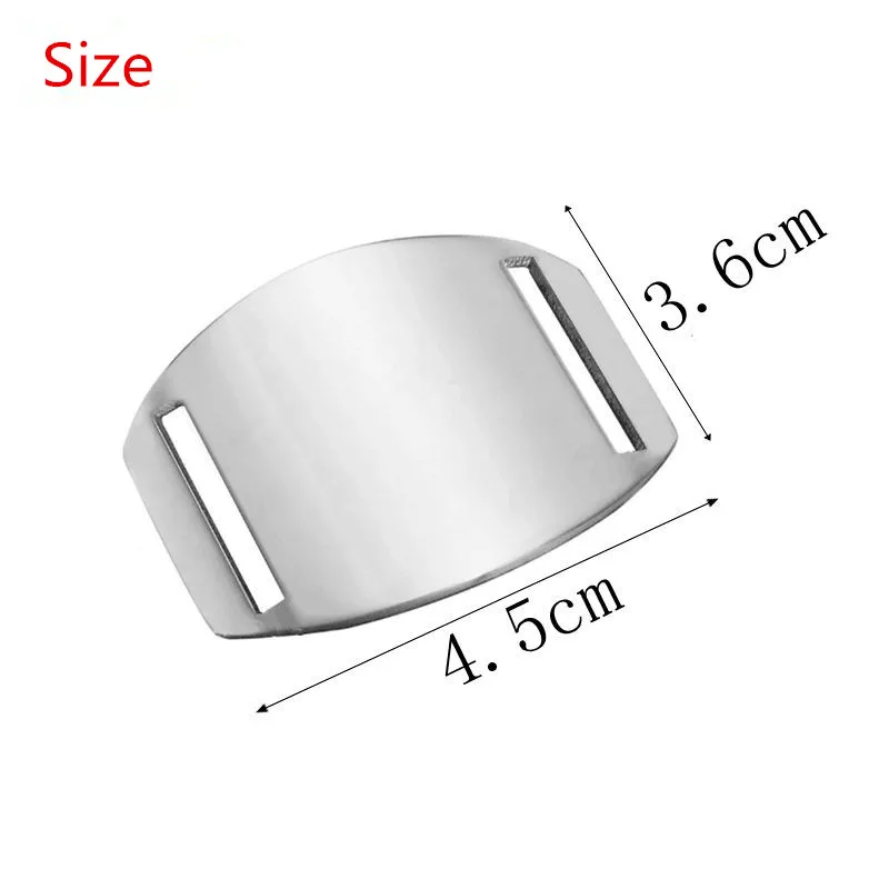 Выполненная на заказ 1 шт. белая K Нержавеющая сталь Персонализированная