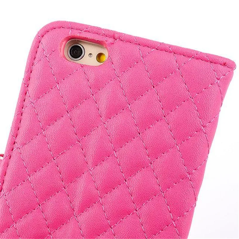 Для iPhone 11 Pro Max чехол Xs чехол для Max XR мягкая решетка Синтетическая кожа флип кошелек чехол для женщин милый девчачий кошелек держатель для карт