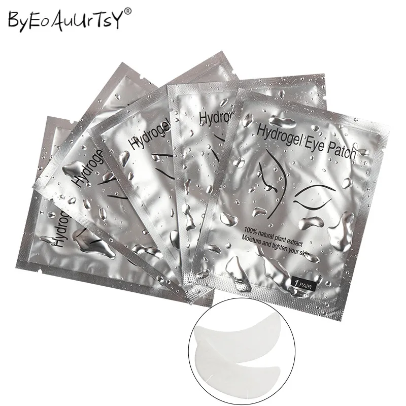 20pairs/pack New Paper Patches Eyelash Under Eye Pads Lash Extension Tips Sticker Wraps Make Up Tools | Красота и здоровье
