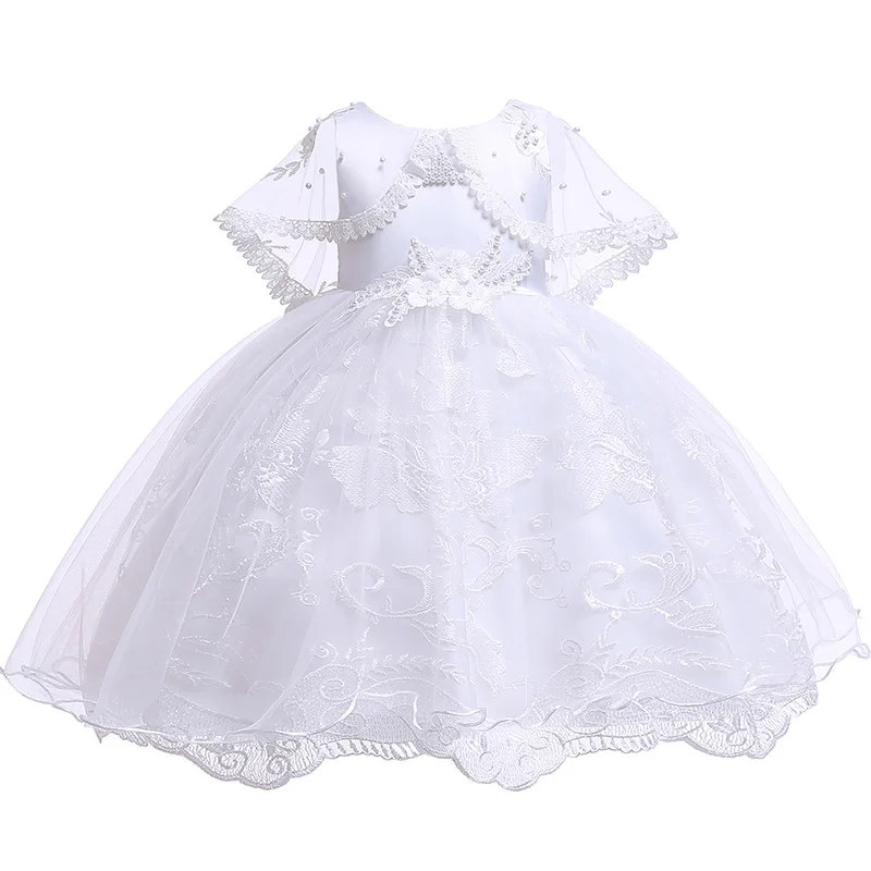 Платье для девочки с цветочным рисунком одежда на новый год праздничное платье