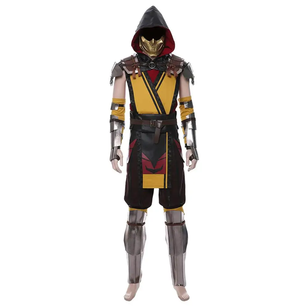 Костюм для косплея по мотивам игры Скорпион Mortal Kombat Hanzo Hasashi взрослых и мужчин