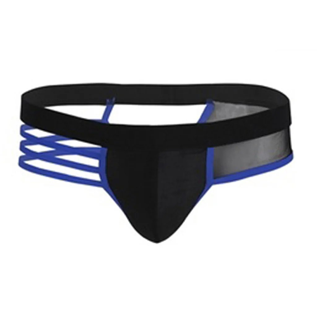 Мужское нижнее белье сексуальные трусы мужское с вырезами на лямках