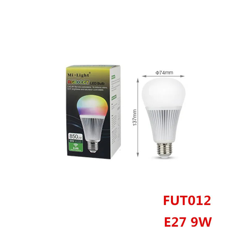 AC86 ~ 265V Mi светильник 4W 9W 12W E27 GU10 MR16 RGB + CCT Светодиодный точечный лампа WiFi iBox смартфон