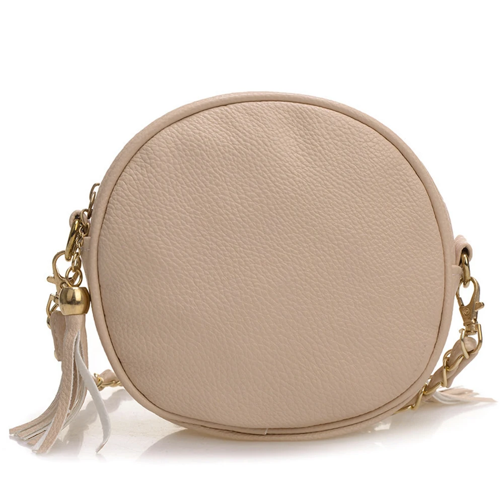 Акционная цена качество новые женские Круглый Милые ShoulderBag Crossbody кисточкой сумка
