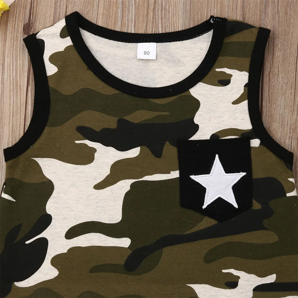 2020 высококачественное летнее камуфляжное платье без рукавов со звездами для