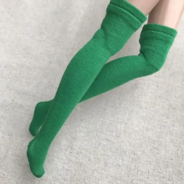 color 14 1 пара, мода 1/6, кукольные чулки для Blyth, Momoko, OB, Azone, Barbies, носки 30 см, кукольная одежда, аксессуары - Цвет: color 14