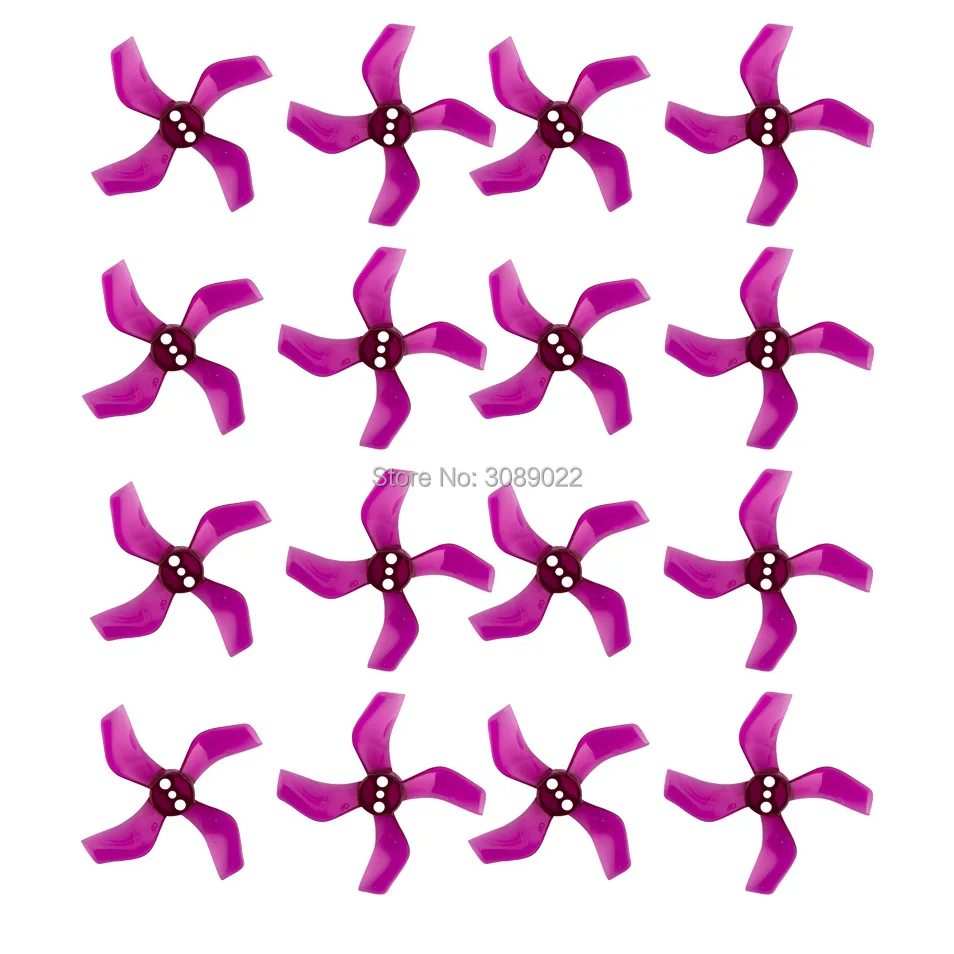 8Pairs Purple 1.5mm 16 шт./8 пар пропеллер Gemfan 1636 4-paddle PC 1 мм/1,5 мм отверстие FPV пропеллер 40 мм 1,6 дюймов CW CCW реквизит для 80 мм FPV внутренняя рама - Цвет: 8Pairs Purple 1.5mm