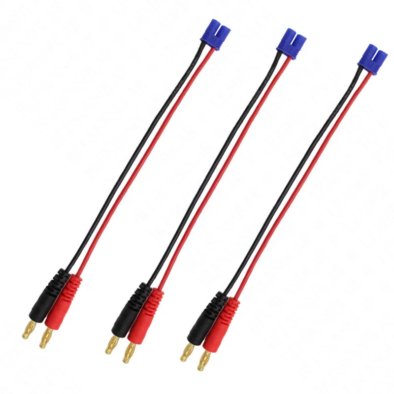 50 шт./лот OEM качество EC2 штекер к 4 мм банановый для батареи RC lipo переходник DZ0304 |