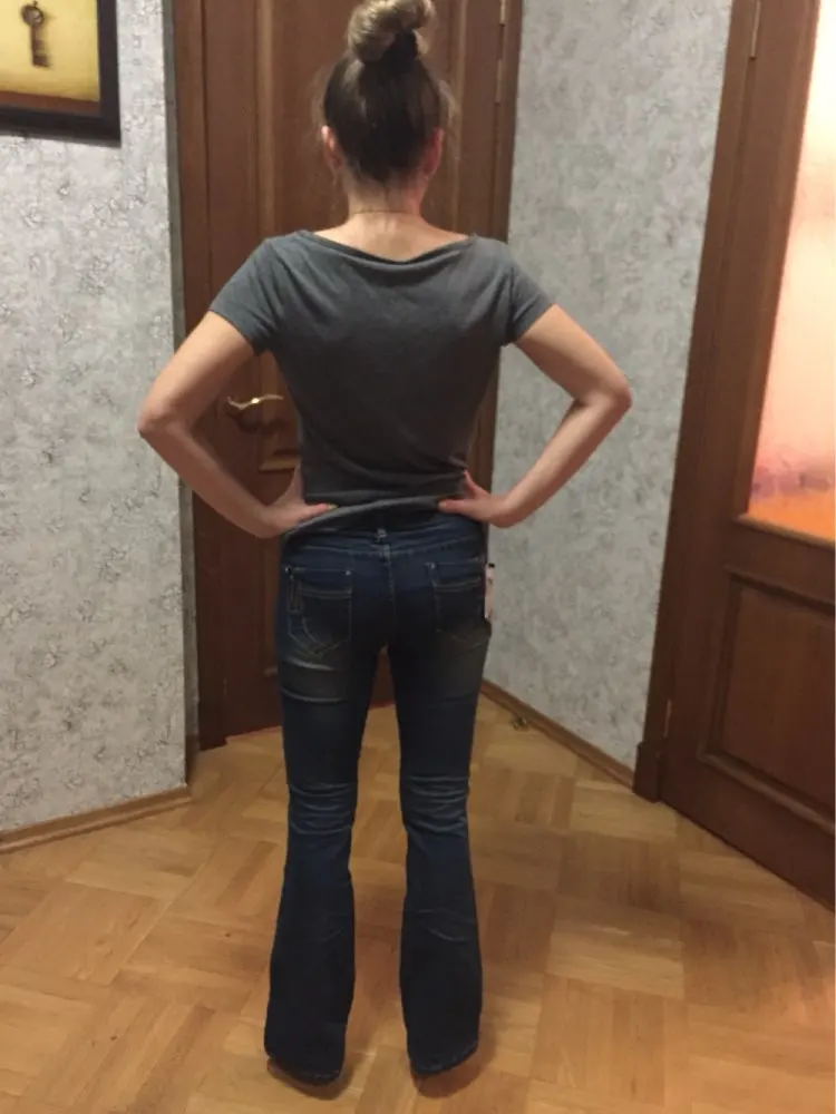 Акция, женские джинсы с расклешенным низом, большие размеры, женские тонкие хлопковые джинсовые брюки, джинсовые брюки с эффектом потертости, расклешенные