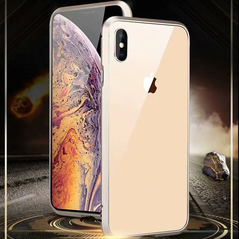 Высококачественный Роскошный Алюминиевый металлический бампер для iPhone XS Max X