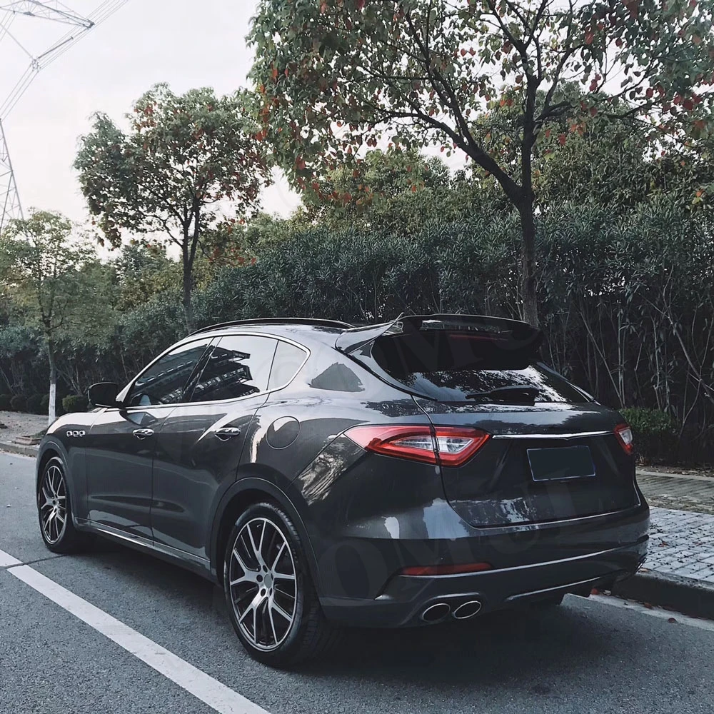 Автомобильный задний спойлер на крышу из углеродного волокна MS Style боковые