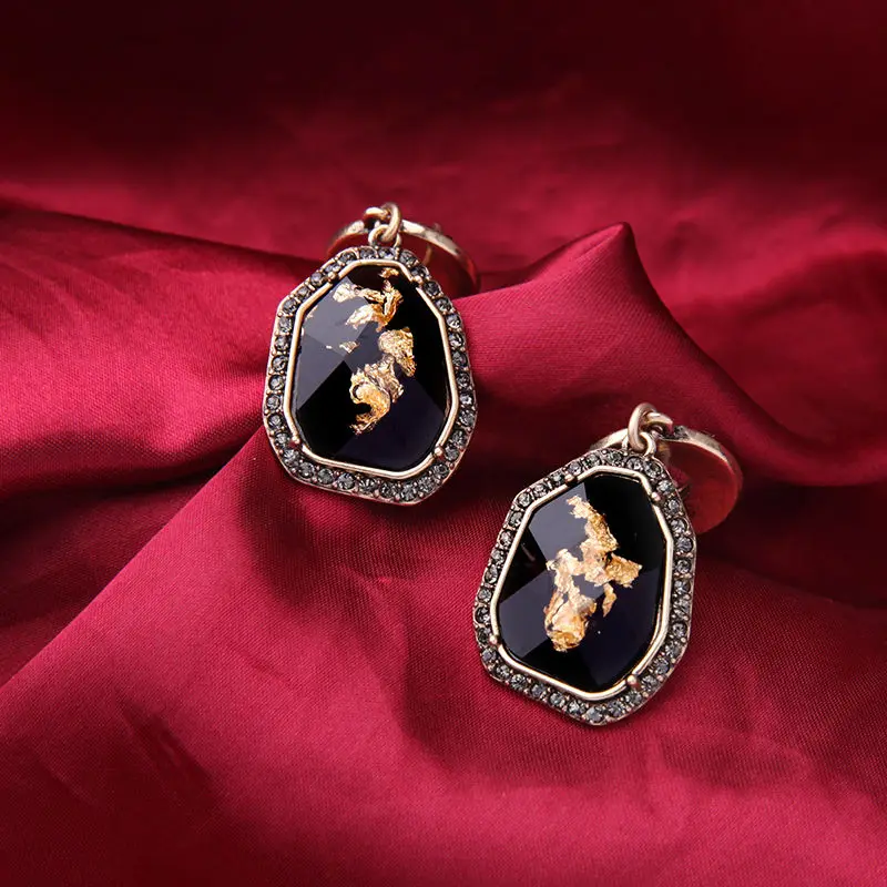 Оптовые цены модные вечерние серьги стильные ювелирные изделия из смолы