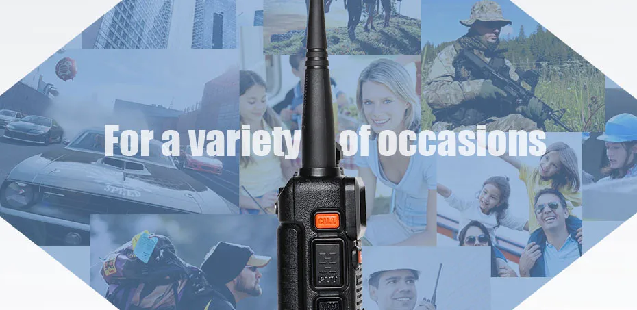 Baofeng UV-5R 3800mAh литий-ионный аккумулятор рация UHF 400-520MHz VHF 136-174MHz 5W двухдиапазонный UV5R двухстороннее радио