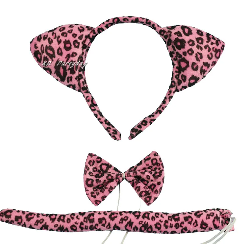 1 PC Sexy Leopard Plush Headband Cute Cat Ear Hair For Women Girls Headwear Easter Party home decor birthday|Сувениры для