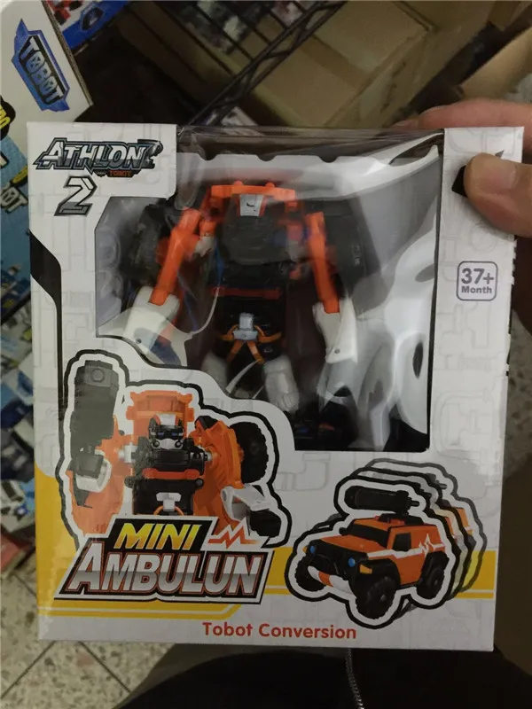 Ambulun without box 19 стилей, юные игрушки, Корея, мультфильм, деформация, робот Tobot Brothers, аниме Tobot, квартран, игрушки для детей, деформация автомобиля, Juguetes - Цвет: Ambulun without box