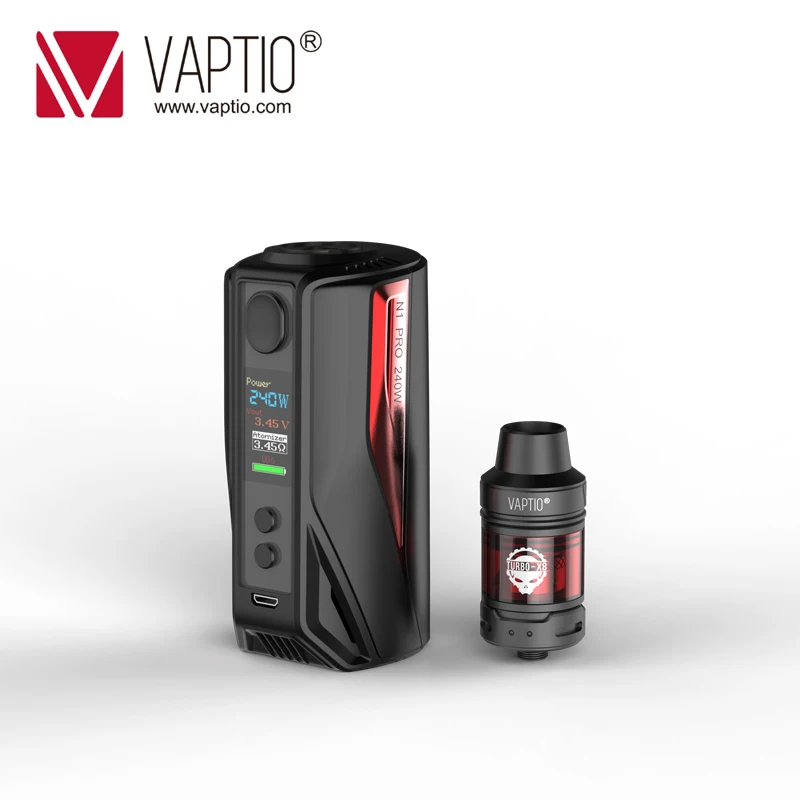 Горячая Распродажа Vaptio N1 Pro 240W Lite комплект электронных сигарет vape мод с 0 91