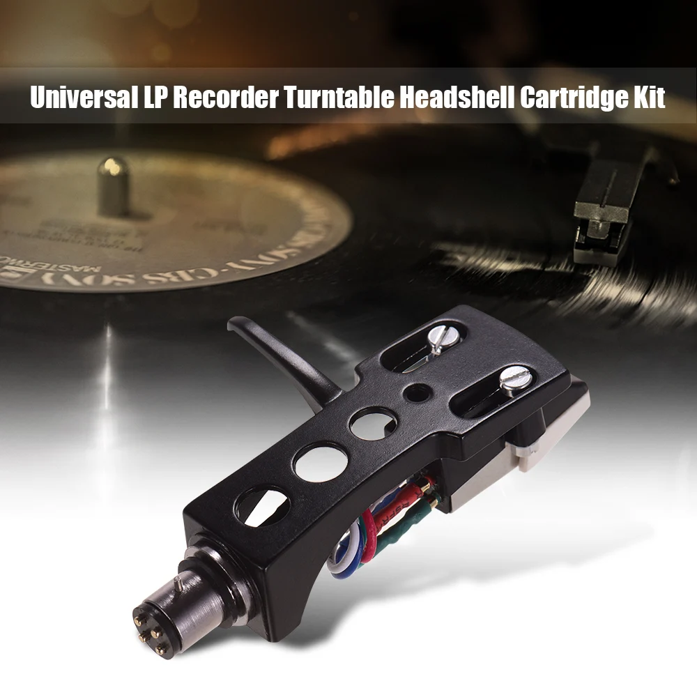 

Universal LP Recorder Turntable Headshell Cartridge Kit for LP120-USB/ LP240-USB/ LP1240-USB Direct-drive Turntable