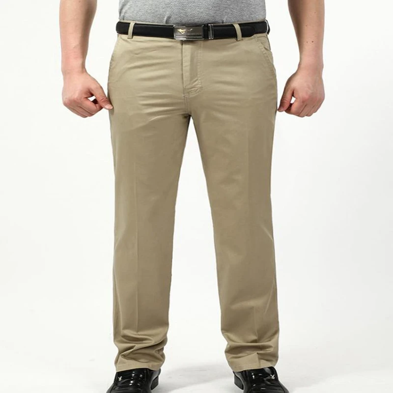 Мужские брюки-карго повседневные хлопковые длинные брюки тонкие 2019 | Мужская