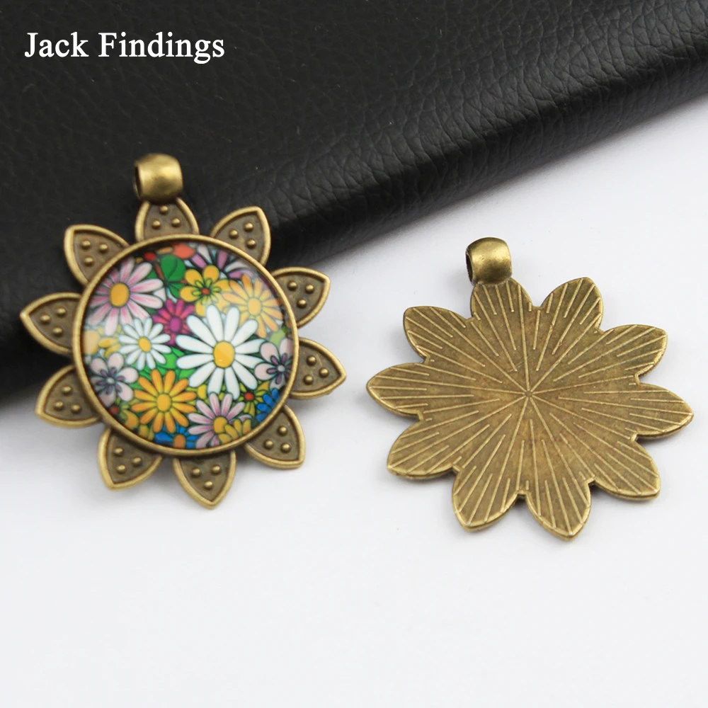 Fit 25 мм кабошоны 5 шт. Античная бронзовая Рамка для камеи Настройки каболон основы