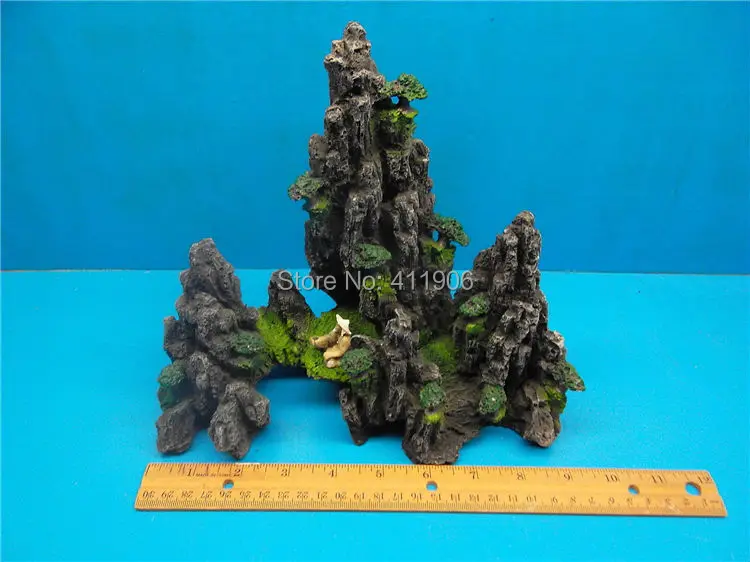 Горная горная смола, украшение для аквариума L24CM* W14CM* 21 CM, украшение для аквариума